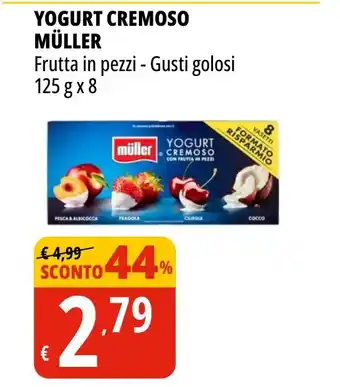 Tigros YOGURT CREMOSO MÜLLER 125 g x 8 offerta