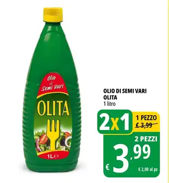 Tigros OLIO DI SEMI VARI OLITA 1 litro offerta