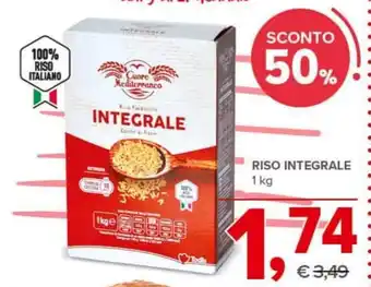 Todis RISO INTEGRALE 1 kg offerta