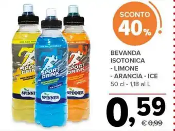 Todis BEVANDA ISOTONICA - LIMONE - ARANCIA - ICE 50 cl offerta