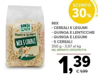 Todis MIX - CEREALI E LEGUMI 350 g offerta