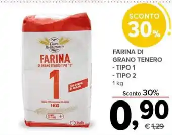 Todis FARINA DI GRANO TENERO TIPO "1" - TIPO 2 1 kg offerta