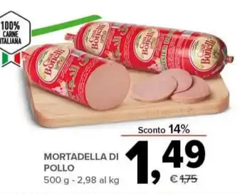 Todis MORTADELLA DI POLLO 500 g offerta