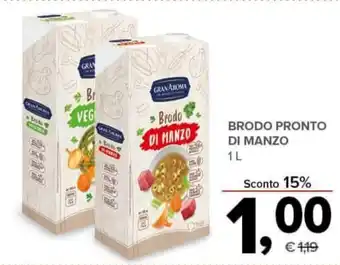 Todis BRODO PRONTO DI MANZO 1L offerta