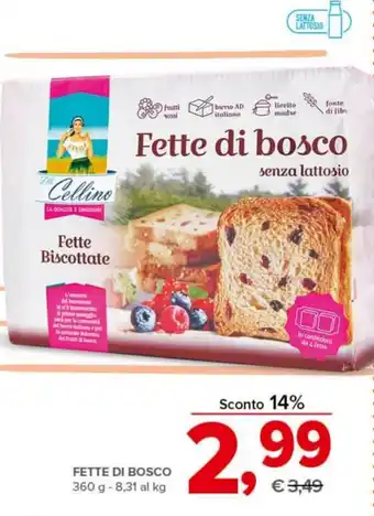 Todis FETTE DI BOSCO 360 g offerta