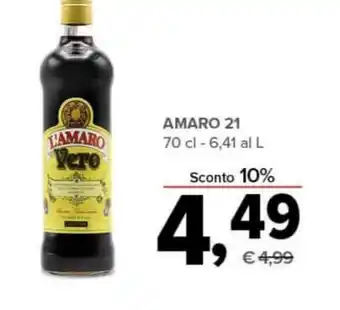 Todis AMARO 21 70 cl offerta