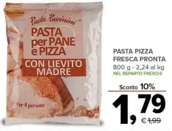 Todis PASTA PIZZA FRESCA PRONTA 800 g offerta