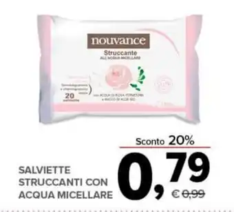 Todis SALVIETTE STRUCCANTI CON ACQUA MICELLARE offerta