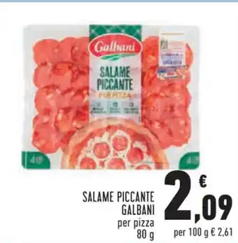 Conad Superstore SALAME PICCANTE GALBANI per pizza 80 g offerta