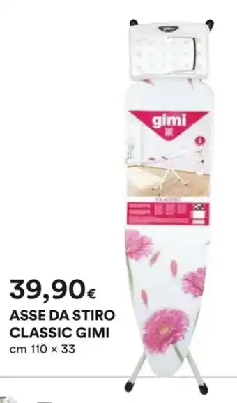 Ipercoop ASSE DA STIRO CLASSIC GIMI cm 110 x 33 offerta