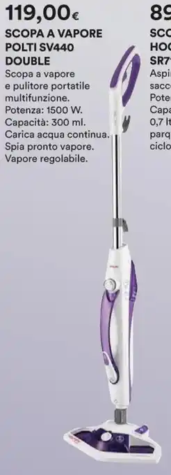 SCOPA A VAPORE POLTI SV440 DOUBLE