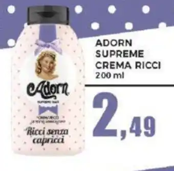 Happy Casa ADORN SUPREME CREMA RICCI 200 ml offerta