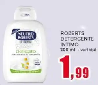 Happy Casa ROBERTS DETERGENTE INTIMO 200 ml-vari tipi offerta
