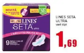 Happy Casa LINES SETA ULTRA vari tipi offerta