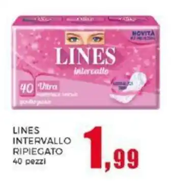 Happy Casa LINES INTERVALLO RIPIEGATO 40 pezzi offerta