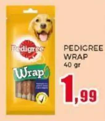 Happy Casa PEDIGREE WRAP 40 gr offerta