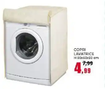 Happy Casa COPRI LAVATRICE H 80x60x60 cm offerta
