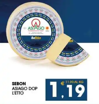 SEBON ASIAGO DOP L'ETTO