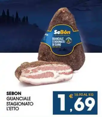 SeBón Supermercati SEBON GUANCIALE STAGIONATO L'ETTO offerta