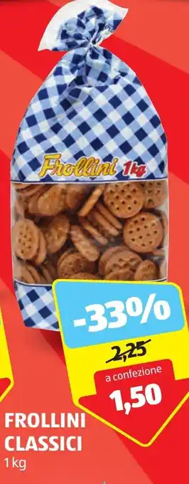 ALDI FROLLINI CLASSICI 1 kg offerta