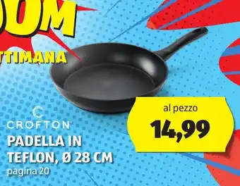 ALDI CROFTON PADELLA IN TEFLON, Ø 28 CM offerta