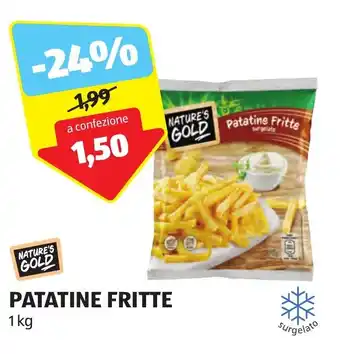 ALDI NATURE'S GOLD PATATINE FRITTE 1 kg offerta