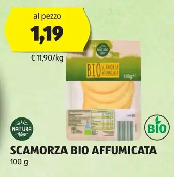ALDI NATURA felice SCAMORZA BIO AFFUMICATA 100 g offerta