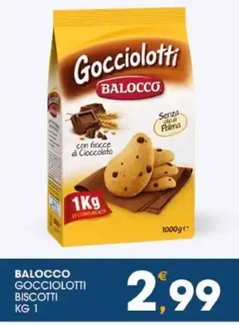 SeBón Supermercati BALOCCO GOCCIOLOTTI BISCOTTI KG 1 offerta