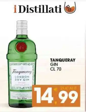 SeBón Supermercati TANQUERAY GIN CL 70 offerta