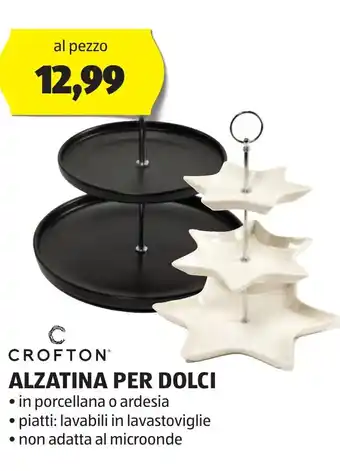 ALDI CROFTON ALZATINA PER DOLCI offerta