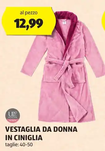 ALDI VESTAGLIA DA DONNA IN CINIGLIA offerta
