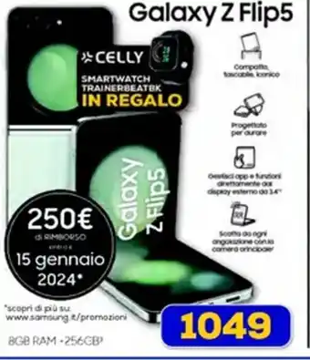 Euronics Galaxy Z Flip5 offerta