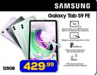 Euronics SAMSUNG Galaxy Tab S9 FE offerta