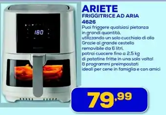 Euronics ARIETE FRIGGITRICE AD ARIA 4626 offerta