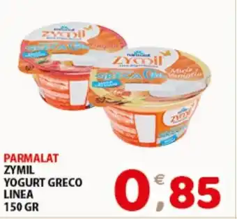 Mio Market PARMALAT ZYMIL YOGURT GRECO LINEA 150 GR offerta