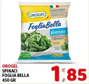 Mio Market OROGEL SPINACI FOGLIA BELLA 450 GR offerta