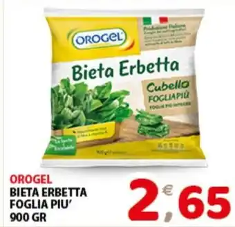 Mio Market OROGEL BIETA ERBETTA FOGLIA PIU' 900 GR offerta