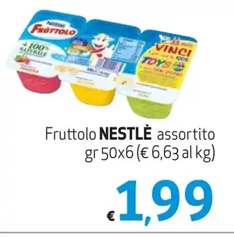 Maxi Supermercati Fruttolo NESTLÈ assortito gr 50x6 offerta