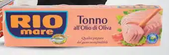 Maxi Supermercati TONNO RIO MARE all'olio di oliva 80 g x 4 offerta