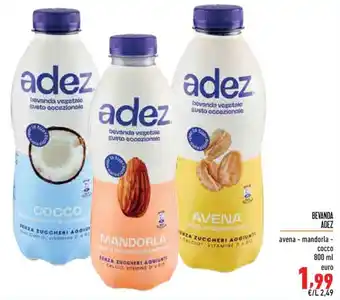BEVANDA ADEZ avena - mandorla - COCCO 800 ml