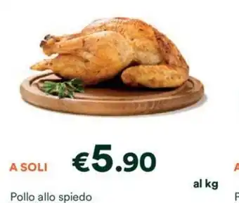Unes Pollo allo spiedo offerta