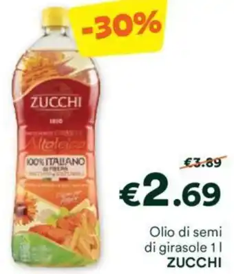 Unes Olio di semi di girasole 11 ZUCCHI offerta