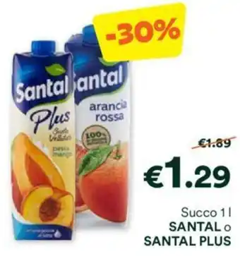 Unes Succo 1 l SANTAL O SANTAL PLUS offerta