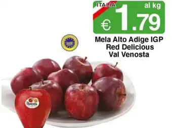 Mela Alto Adige IGP Red Delicious Val Venosta