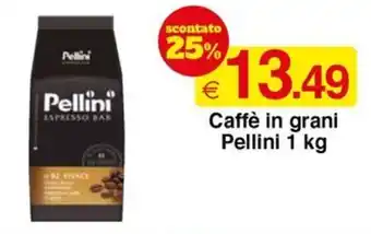 Sì con te Caffè in grani Pellini 1 kg offerta