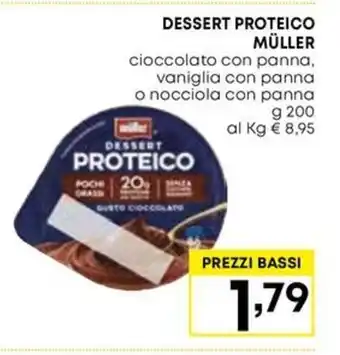 Kanguro DESSERT PROTEICO MÜLLER cioccolato con panna g 200 offerta