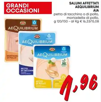 Kanguro SALUMI AFFETTATI AEQUILIBRIUM AIA g 120/130 offerta