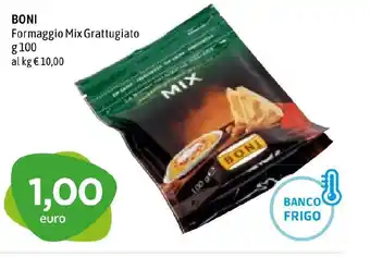 Hurrà BONI Formaggio Mix Grattugiato g 100 offerta