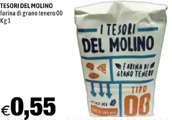 TESORI DEL MOLINO farina di grano tenero 00 Kg 1