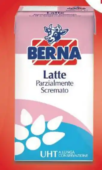 Supermercati Piccolo BERNA LATTE UHT PARZIALMENTE SCREMATO Brick - 1 Litro offerta